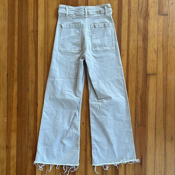 Zara Marine Straight Jean in Sand Size 4 - Picture 3 of 8